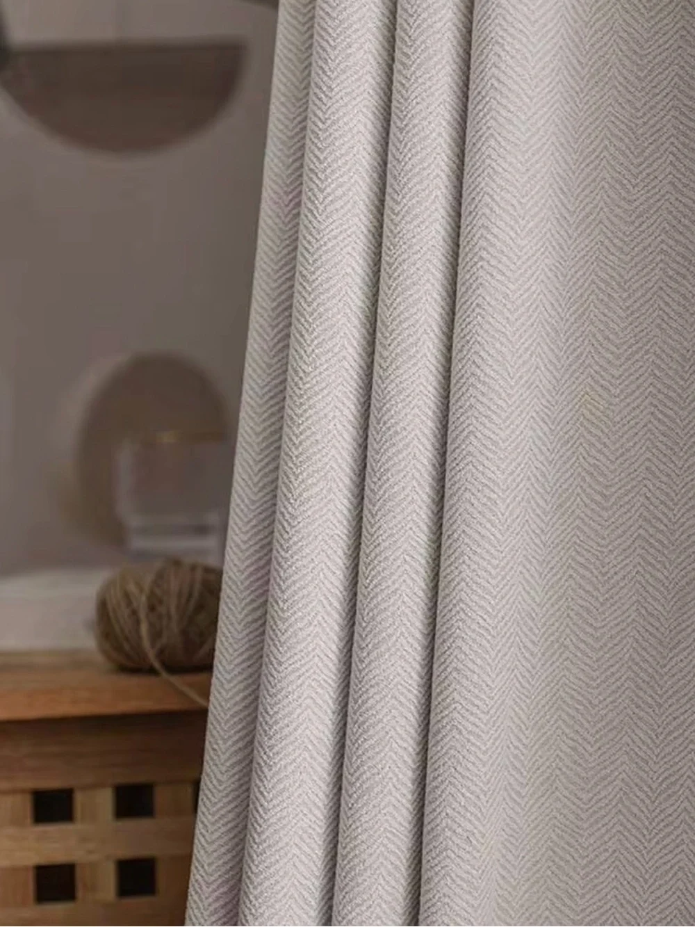 Neutral Light-Filtering Curtain Panels - Soft Taupe